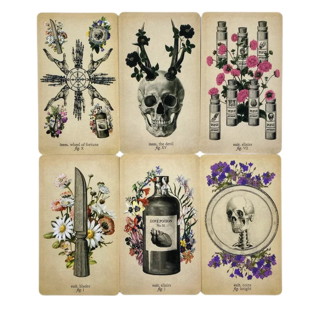 Antique Anatomy Tarot Cards