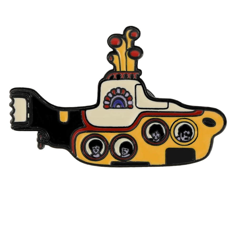 Gun Roses Enamel Pins