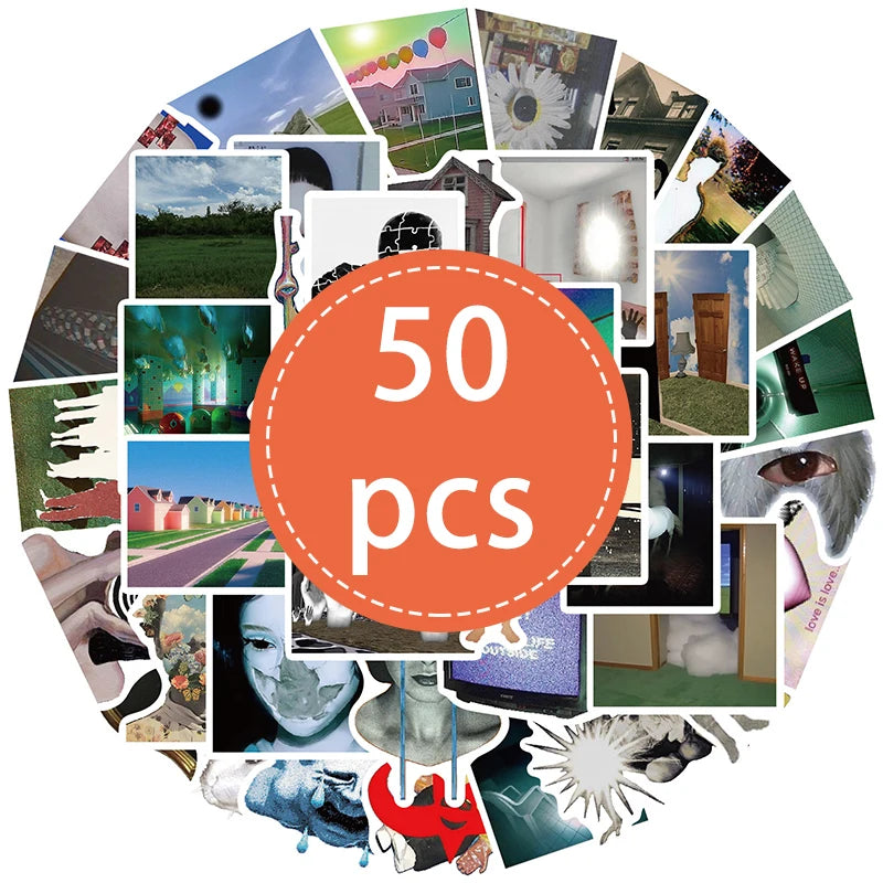 50 Gothic stickers
