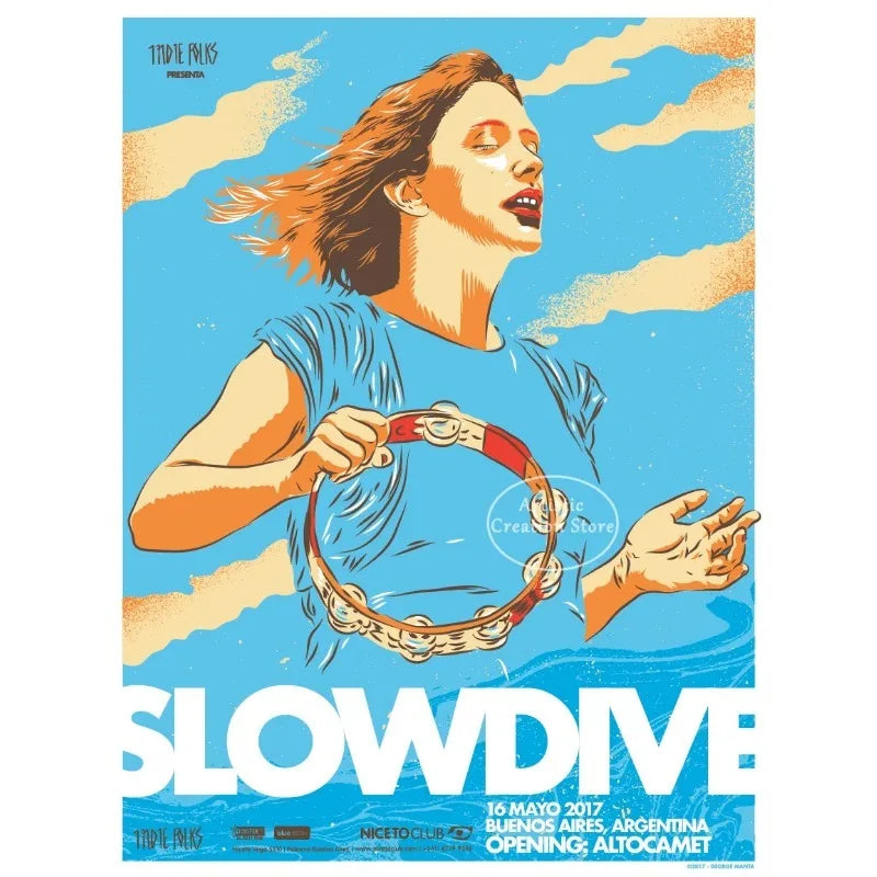 Slowdive Souvlaki Poster